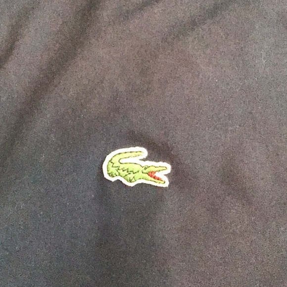 Lacoste blue jacket size XL with plaid lining used good condition - Picture 4 of 8